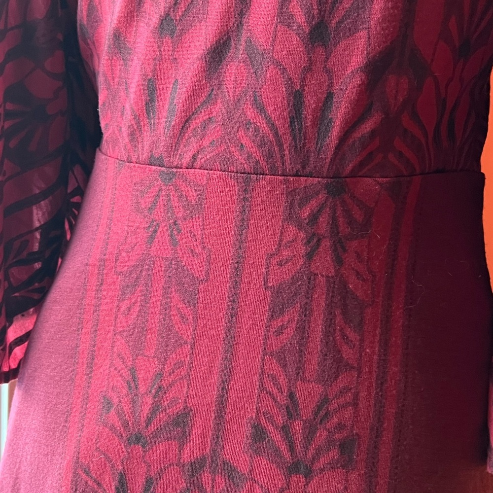 Rare Anthropologie vintage  Akemi + Kin red Isolde knit dress, NWT. Petite Med. - Picture 9 of 16